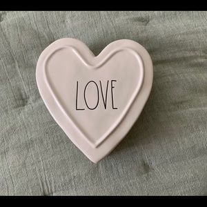 Rae Dunn “Love” Heart container